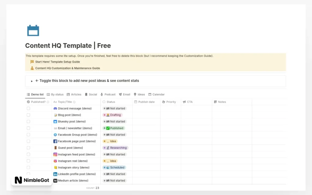Content HQ | Articles, Social, Email & More