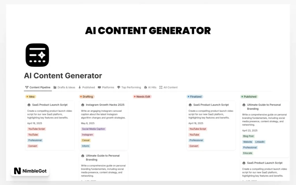 AI Content Generator