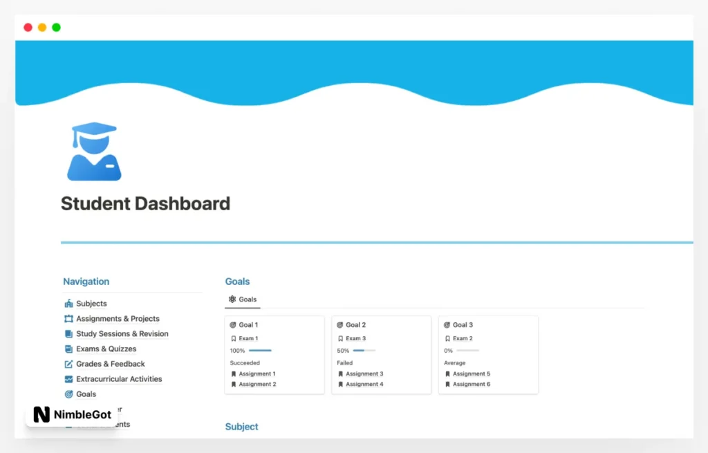 Student Dashboard