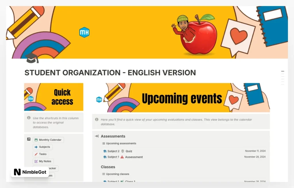 STUDENT ORGANIZATION - ENGLISH VERSION