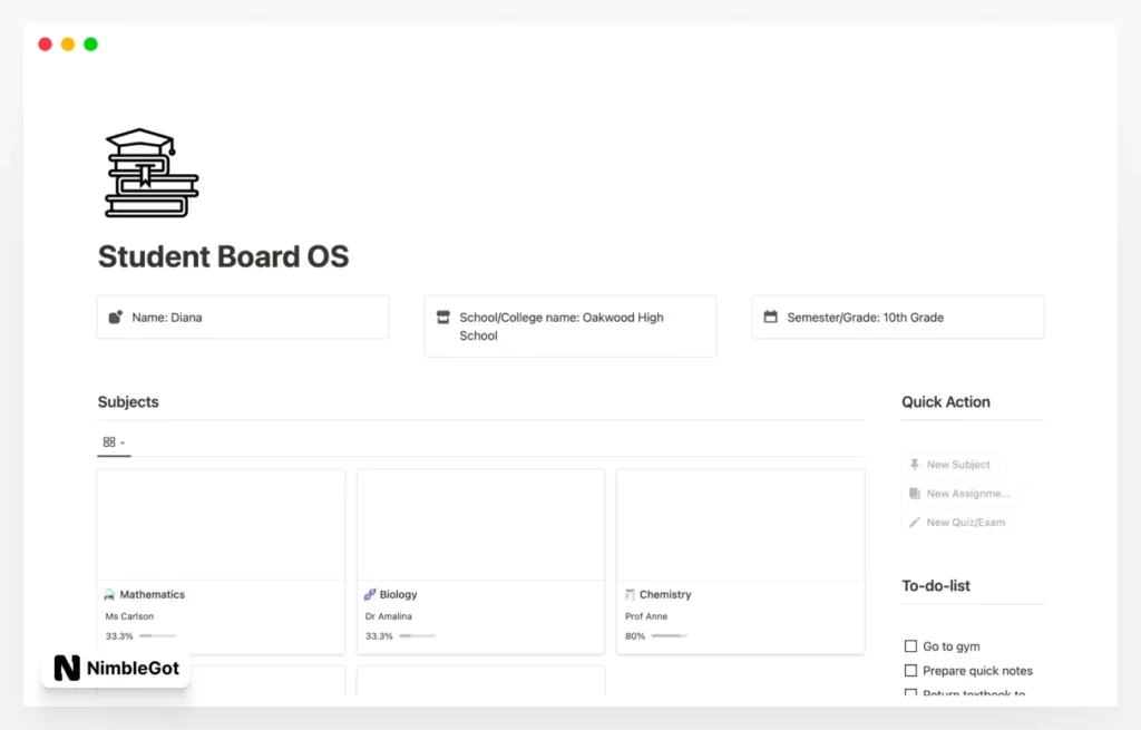 Student Board OS