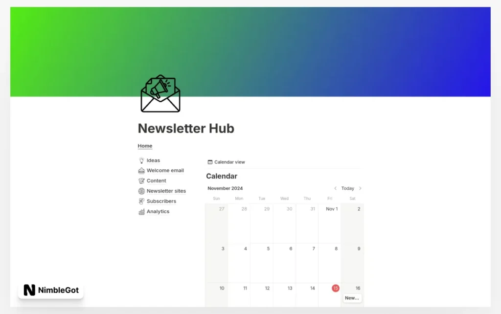 Newsletter Content Hub