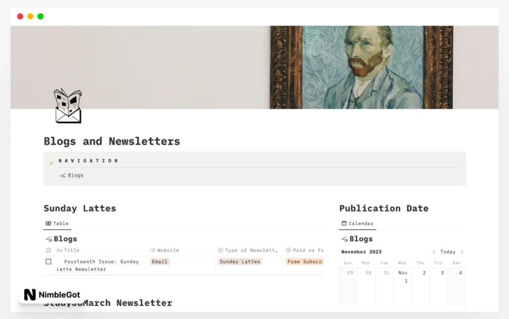 Blogs and Newsletters