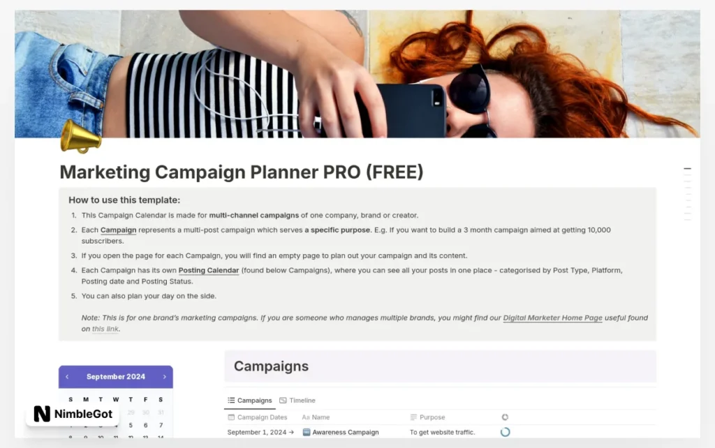 Marketing Campaign Planner PRO