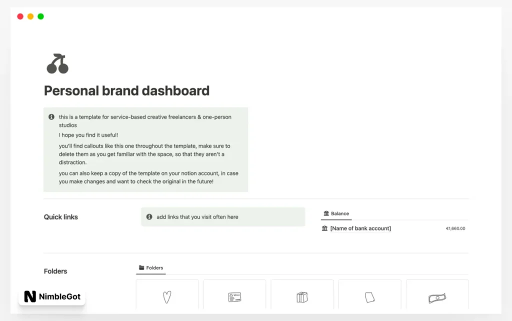 Personal Brand Dashboard