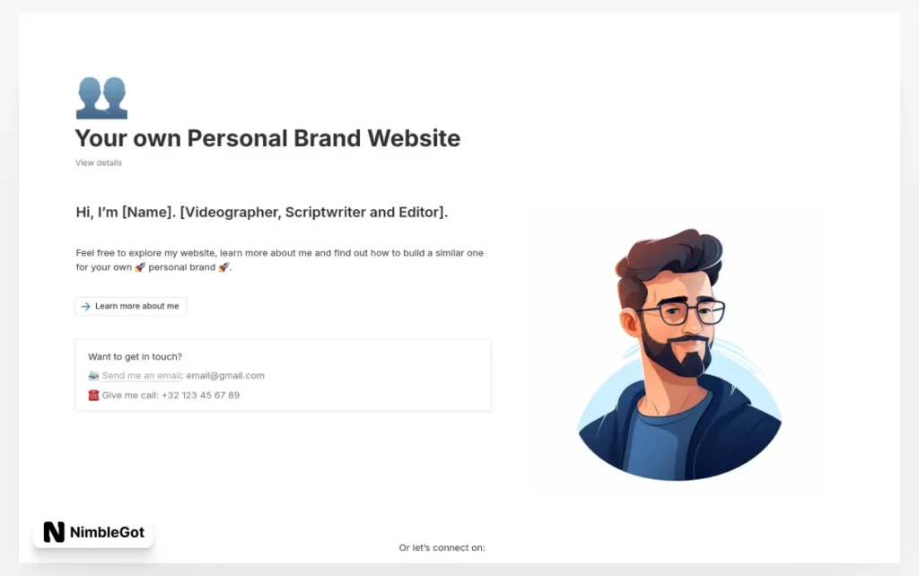 Personal Brand Website