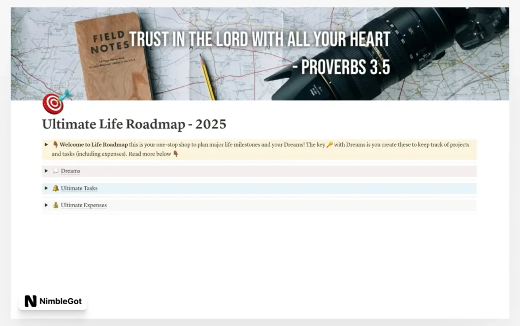 Ultimate Life Roadmap - 2025