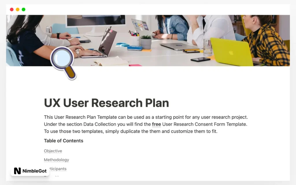 UX User Research Plan