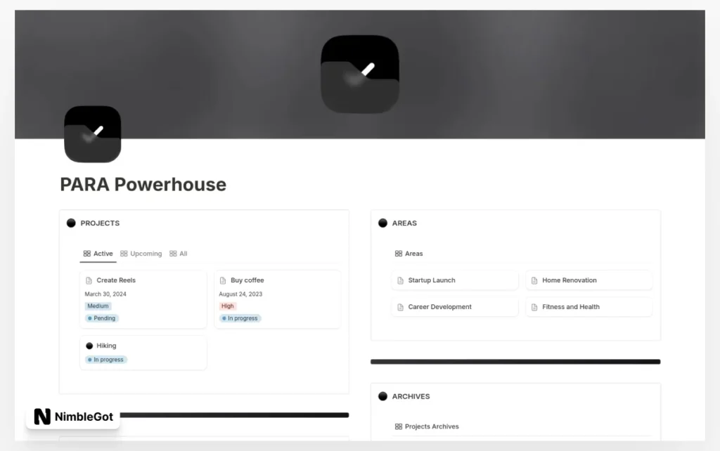 PARA Powerhouse - Organization & Productivity