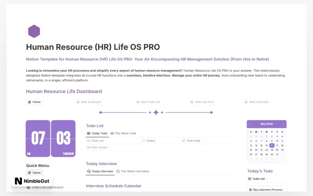 Human Resource (HR) Life OS PRO