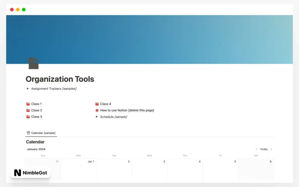 Organization Tools