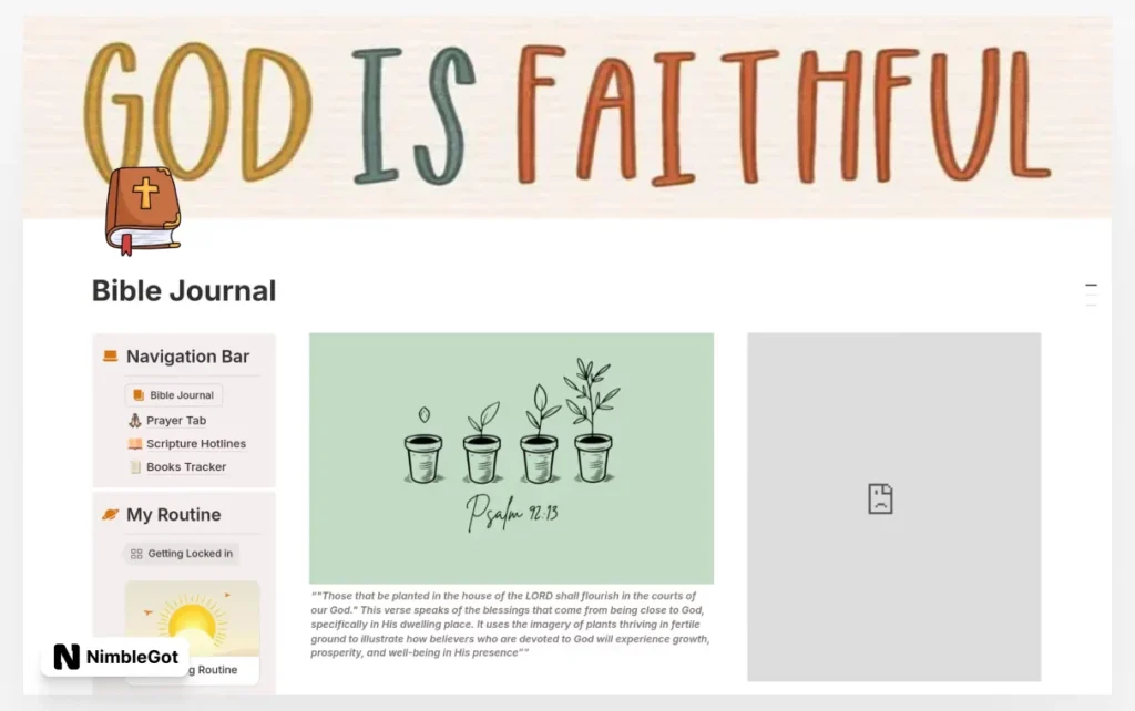 BIBLE STUDY JOURNAL