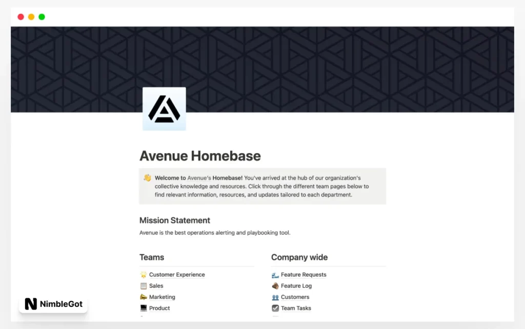 Avenue Homebase