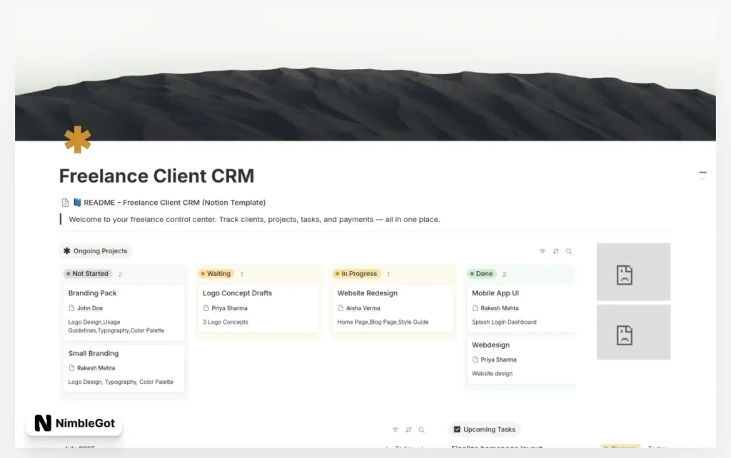 Freelance Client CRM