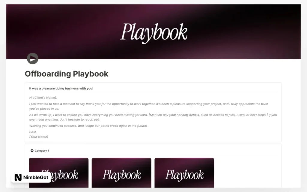 Offboarding Playbook