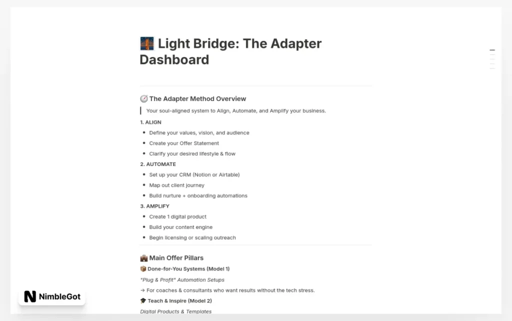 Adapter Dashboard