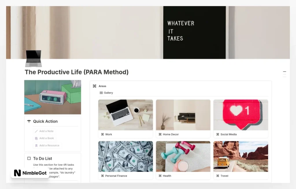 The Productive Life (PARA Method)