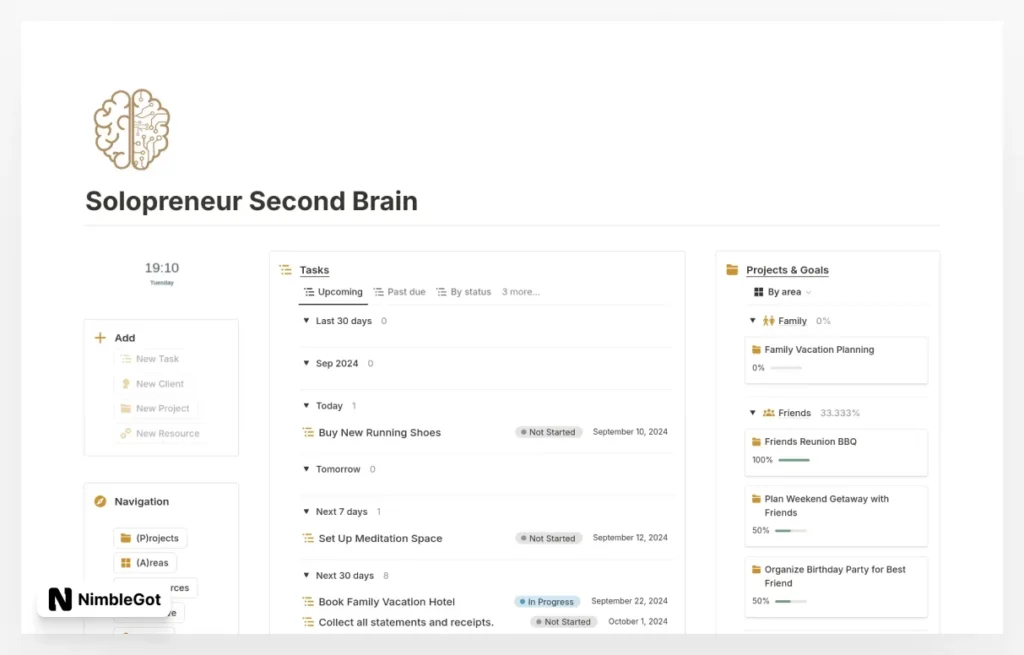 Solopreneur Second Brain OS