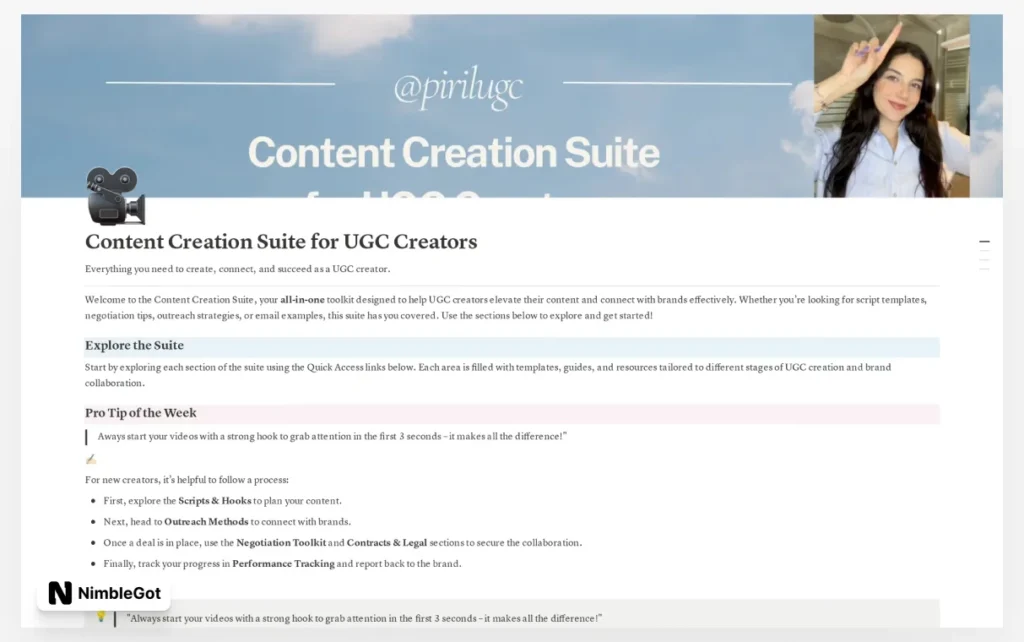 Content Creation Suite for UGC Creators