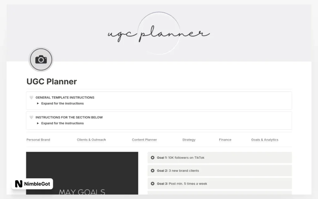 UGC Planner