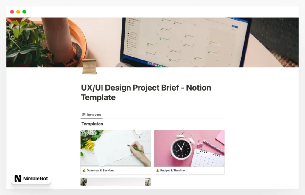UX/UI Design Project Brief