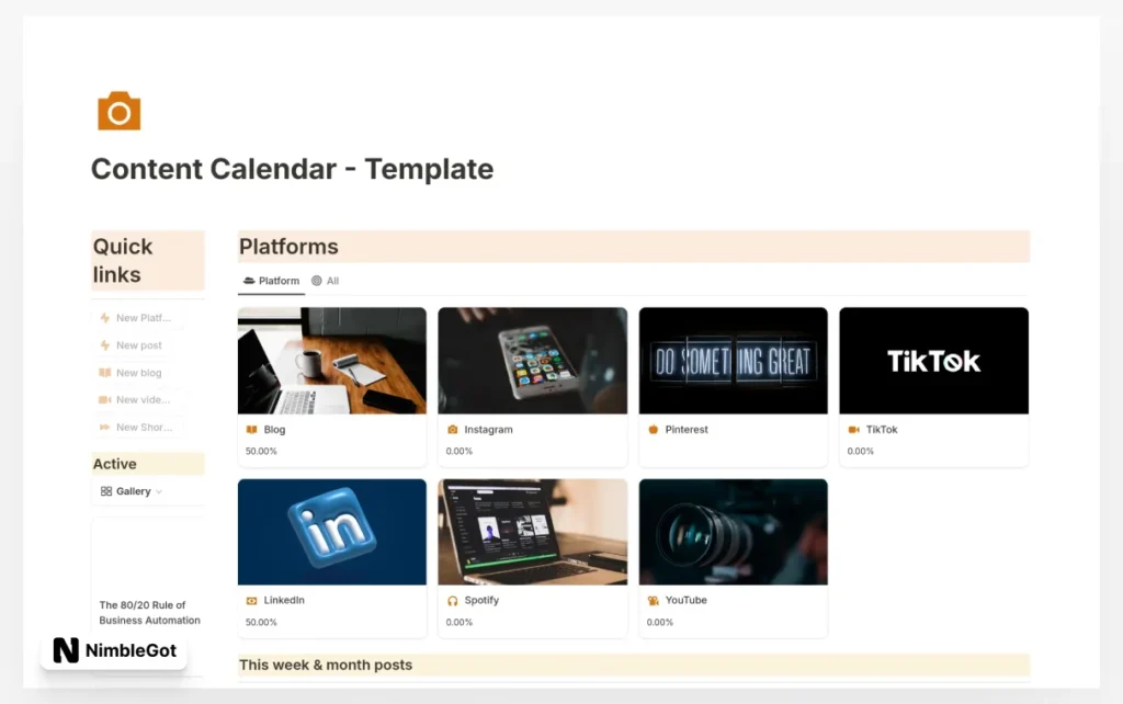 Automated Content Creator’s Ultimate Dashboard