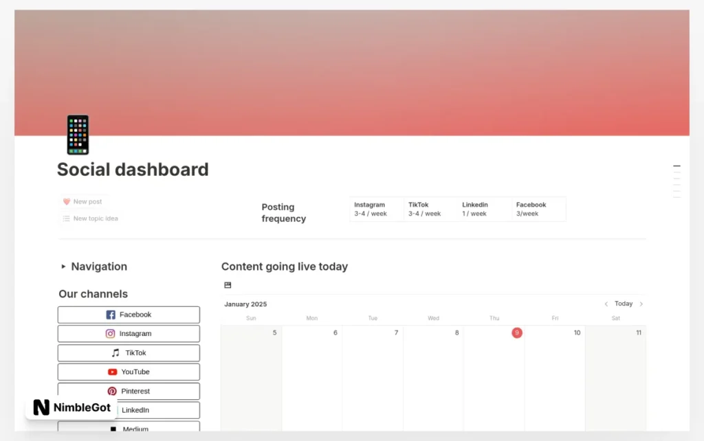 Social Content Strategy & Planner