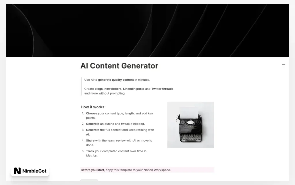 AI Content Generator