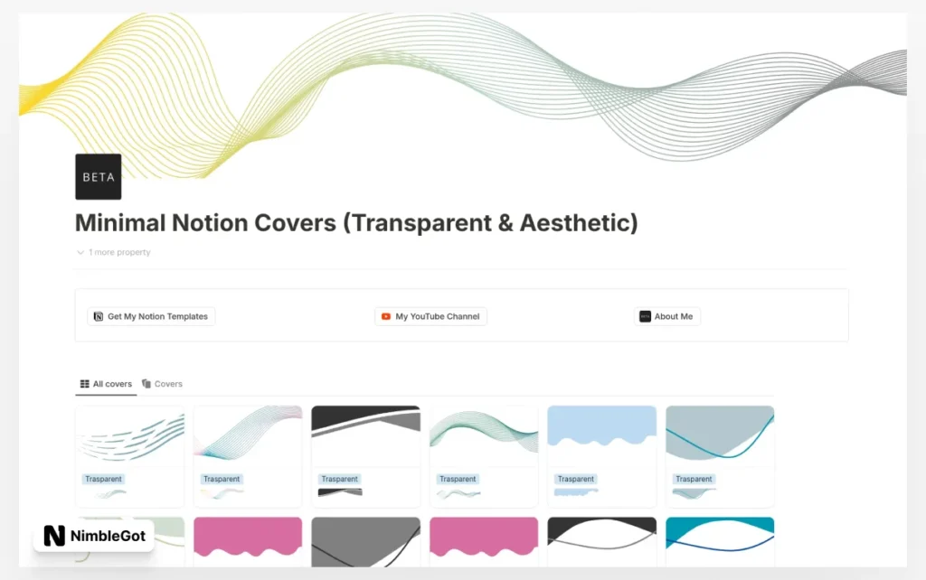 Minimal Covers (Transparent & Aesthetic)