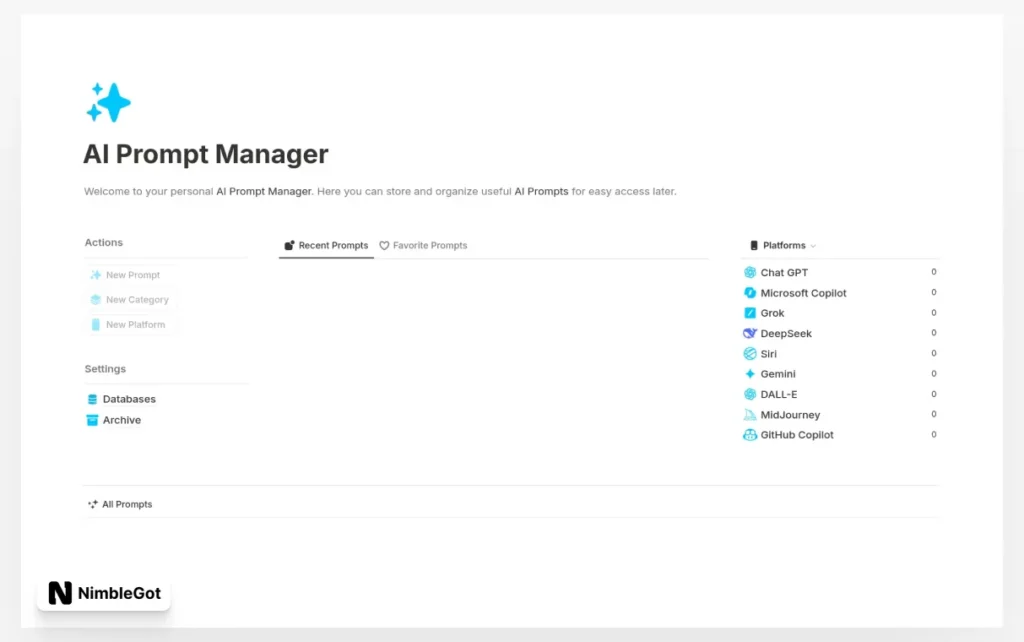 AI Prompt Manager