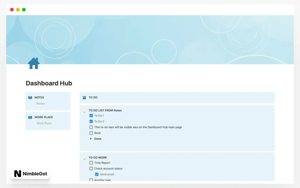 Dashboard Hub