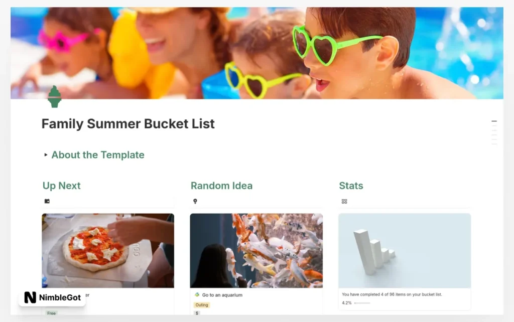 Family Summer Bucket List