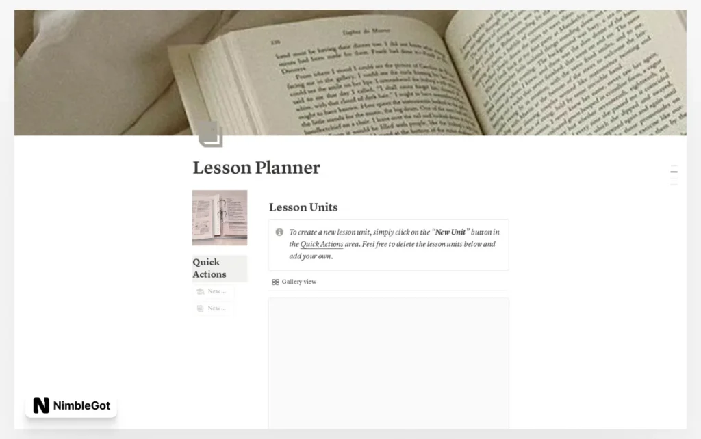 Lesson Planner