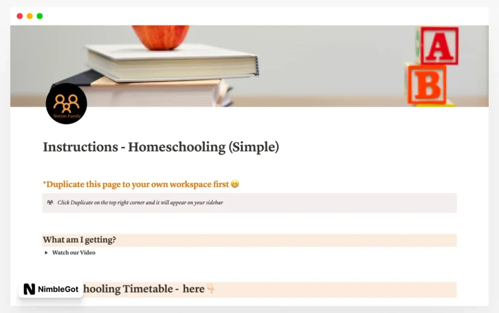 Homeschooling (Simple)
