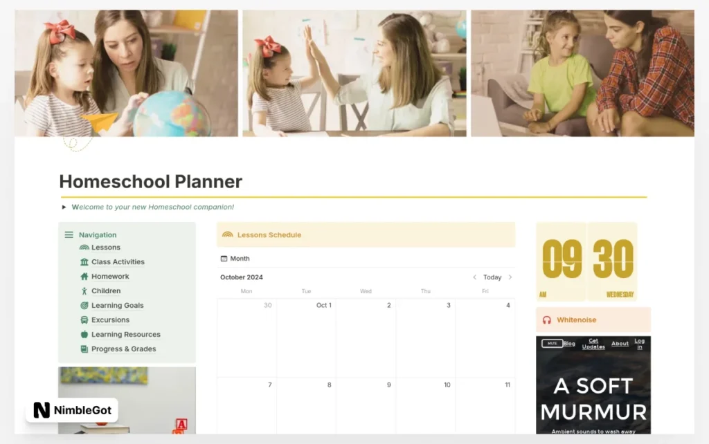 Homeschool planner