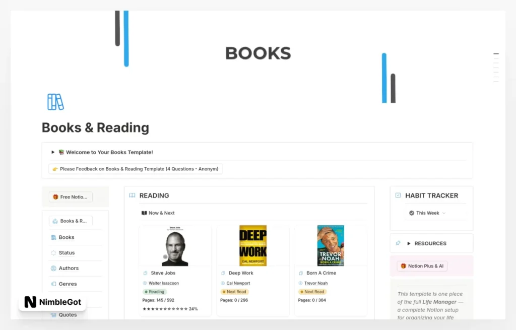 Books Tracker