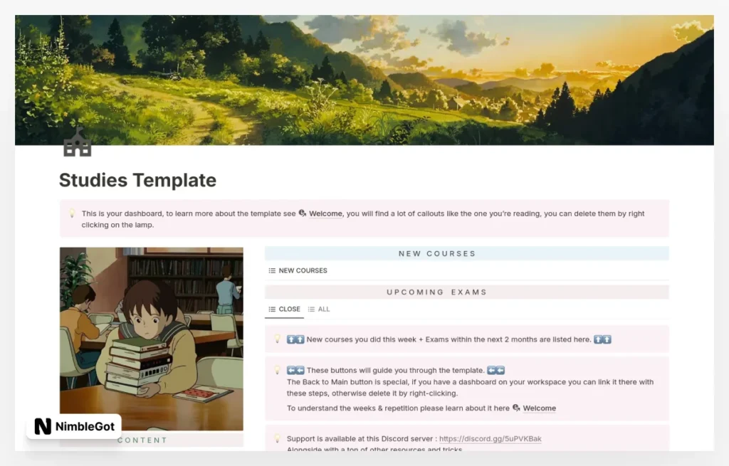 School Study with Spaced Repetition