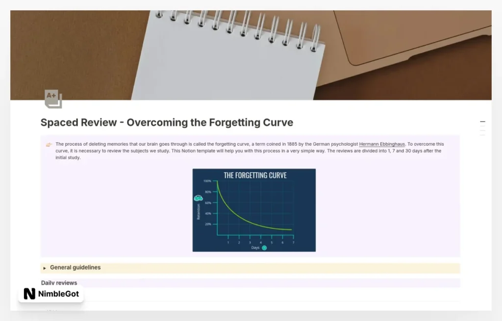 Spaced Review - Overcoming The Forgetting Curve