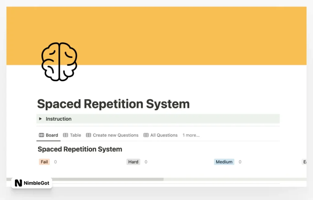 Spaced repetition flashcards