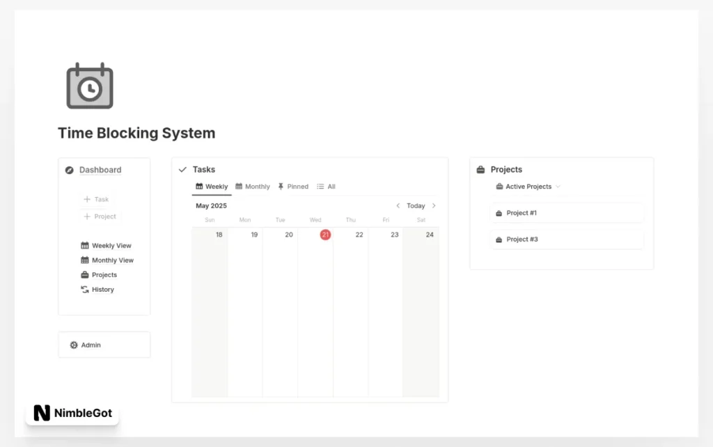 Time Blocking System