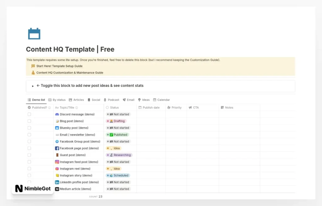 Content HQ | Articles, Social, Email & More