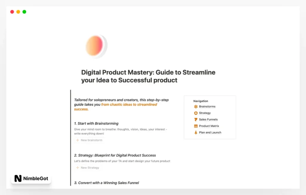 Digital Product Mastery