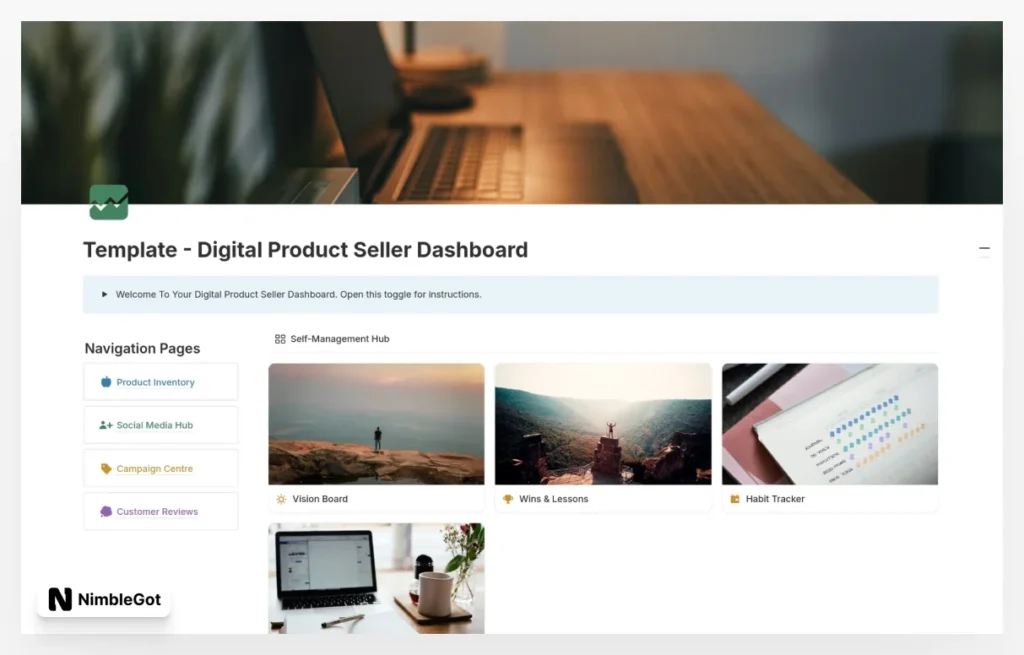 Digital Product Seller Dashboard