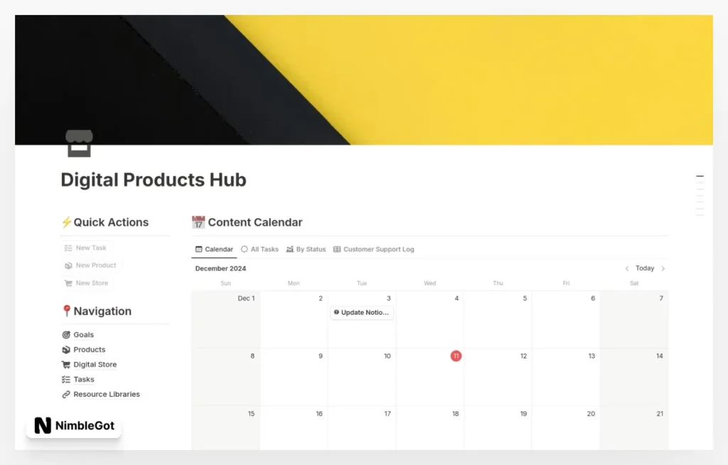 Digital Products Hub