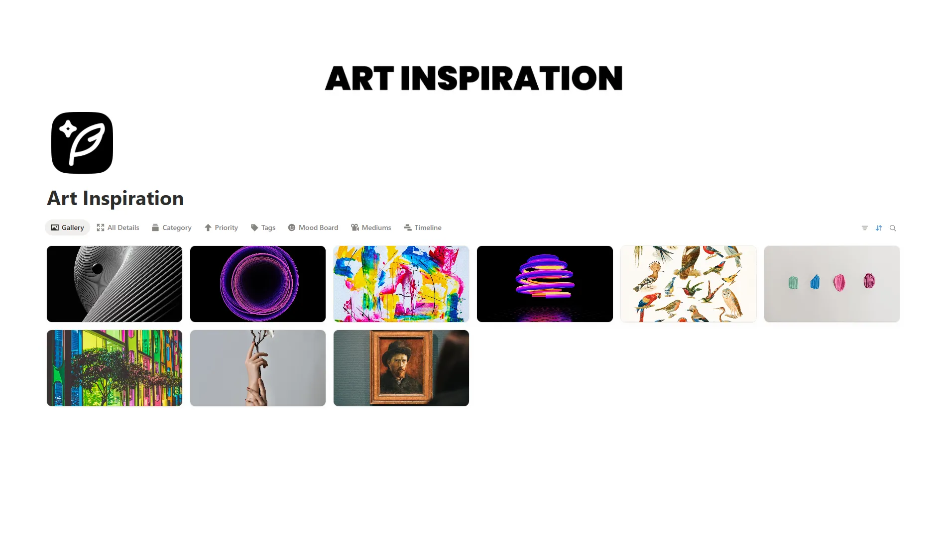 Art Inspiration