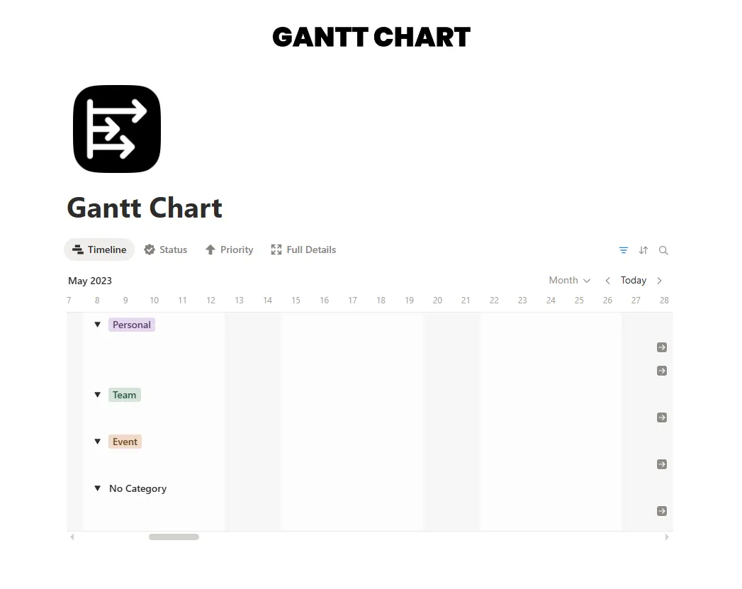 Gantt Chart