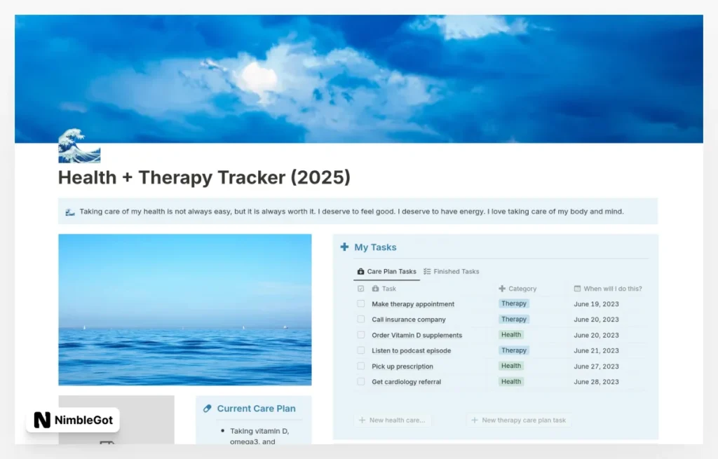 Health and Therapy Tracker [ADHD] (2025)