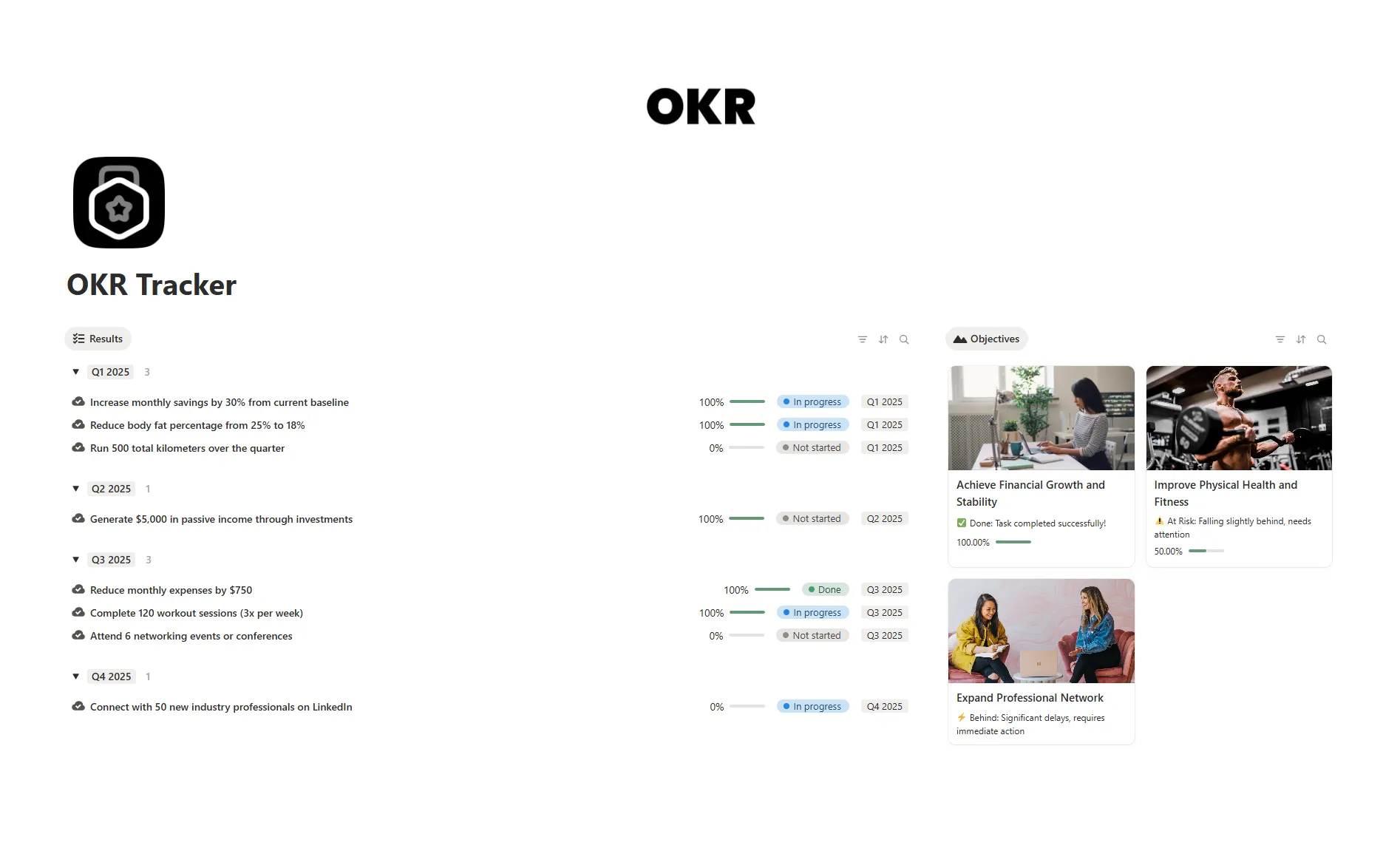 OKR Tracker