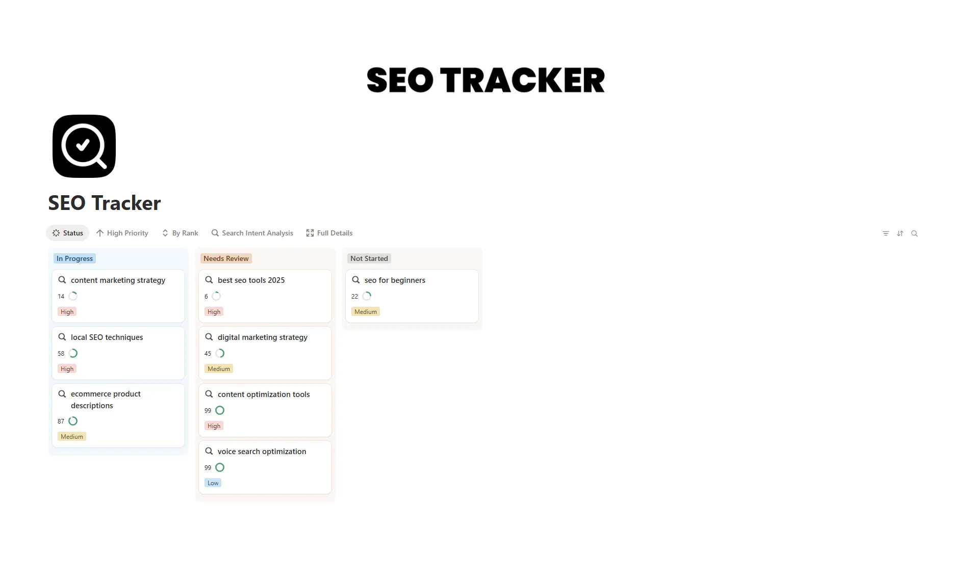 SEO Tracker