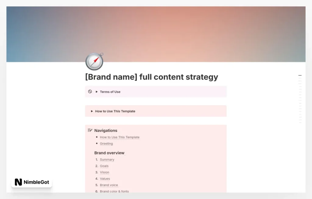 Full content strategy